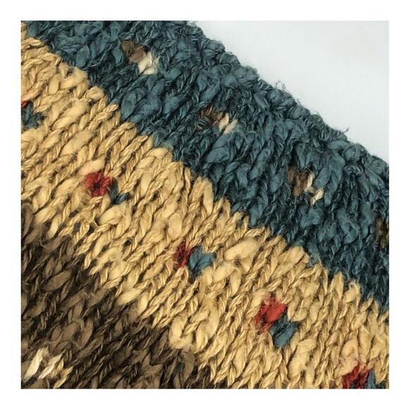 Liz Claiborne Vintage Linen Cotton Sleeveless V-Neck Sweater Size Large - Picture 12 of 16